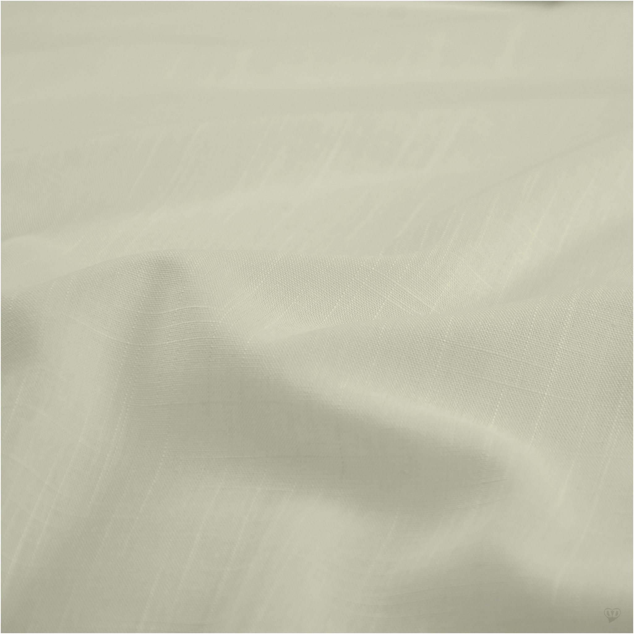 maDDma Stoff Leinen-Viskose uni 1mx145cm Sommerleinen Leinengemisch Leinenstoff, cremeweiß