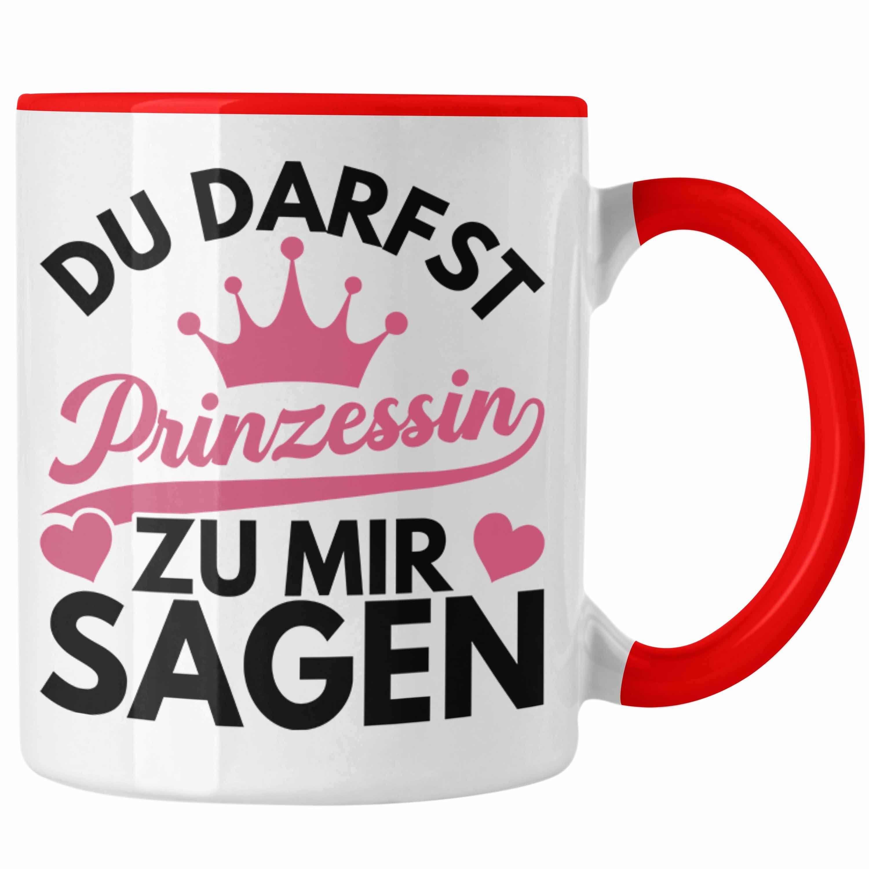 Mädchen Prinzessin Mir Rot Jugendliche Darfst Trendation Trendation Sagen Tasse Du Lustiges Zicke Teenager Geschenk Zu Tasse - Geschenk