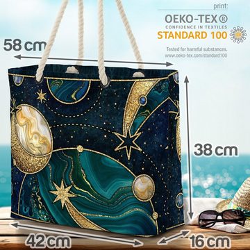 VOID Strandtasche (1-tlg), Universum Weltall Sterne abstrakt himmlisch kosmos geometrisch stern