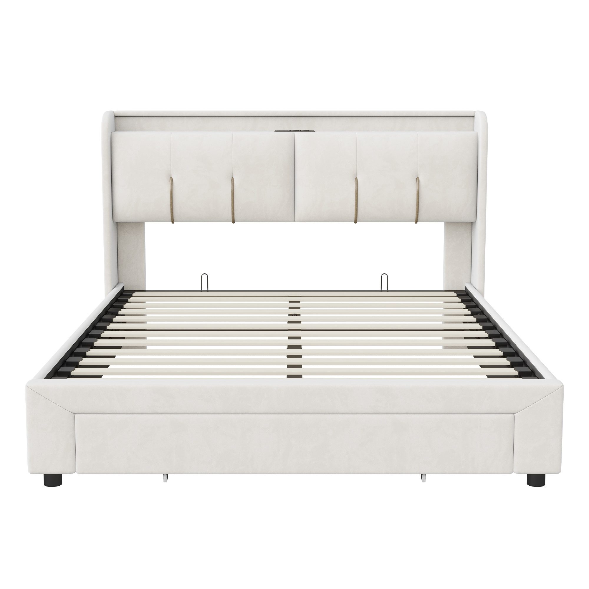 Furnishings Home Polsterbett Stauraumbett LED Doppelbett (Set, Bettkasten + günstig online kaufen