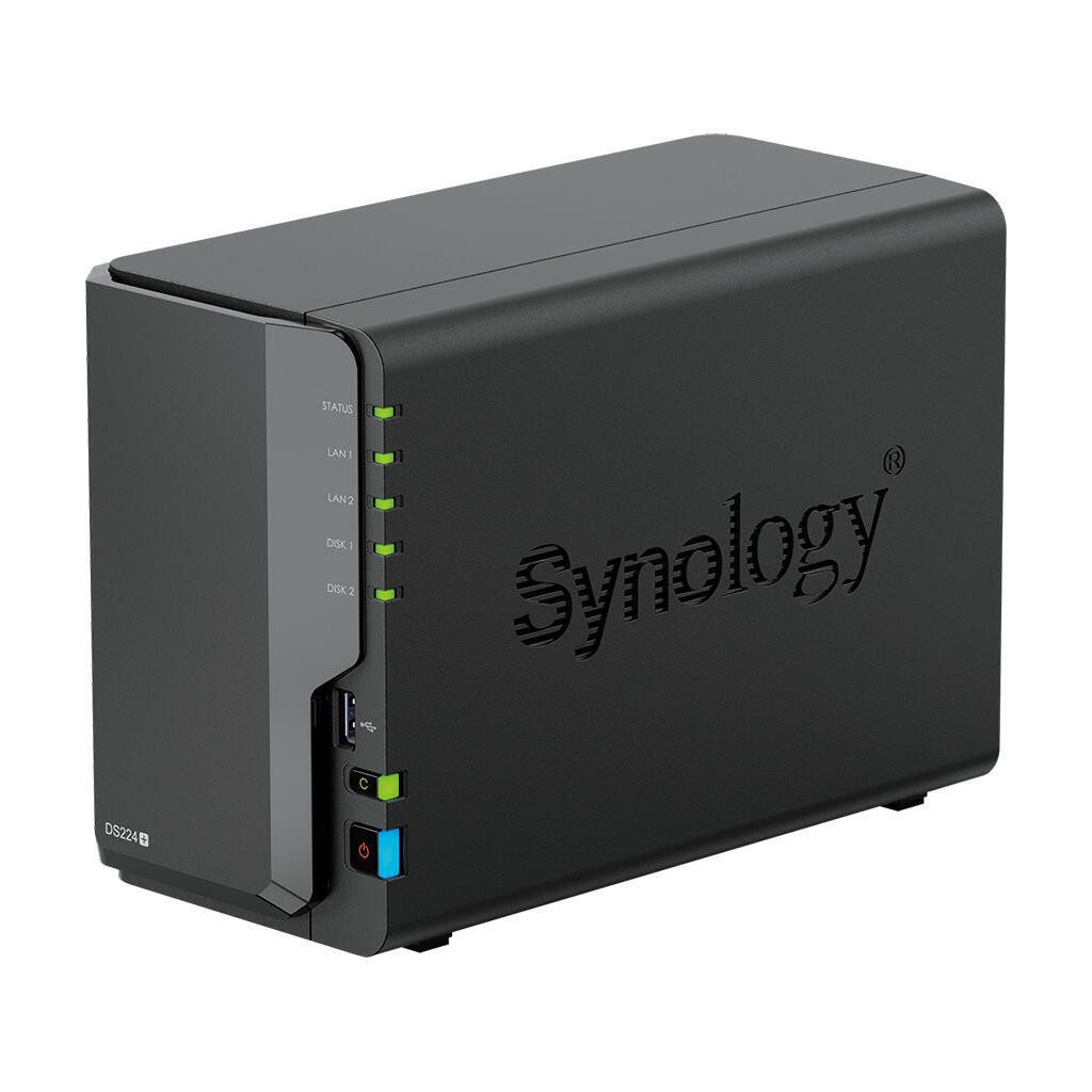Synology Synology DS224+ + Western Digital WD40EFPX HDD-NAS-Festplatte – Bild 2 von 5