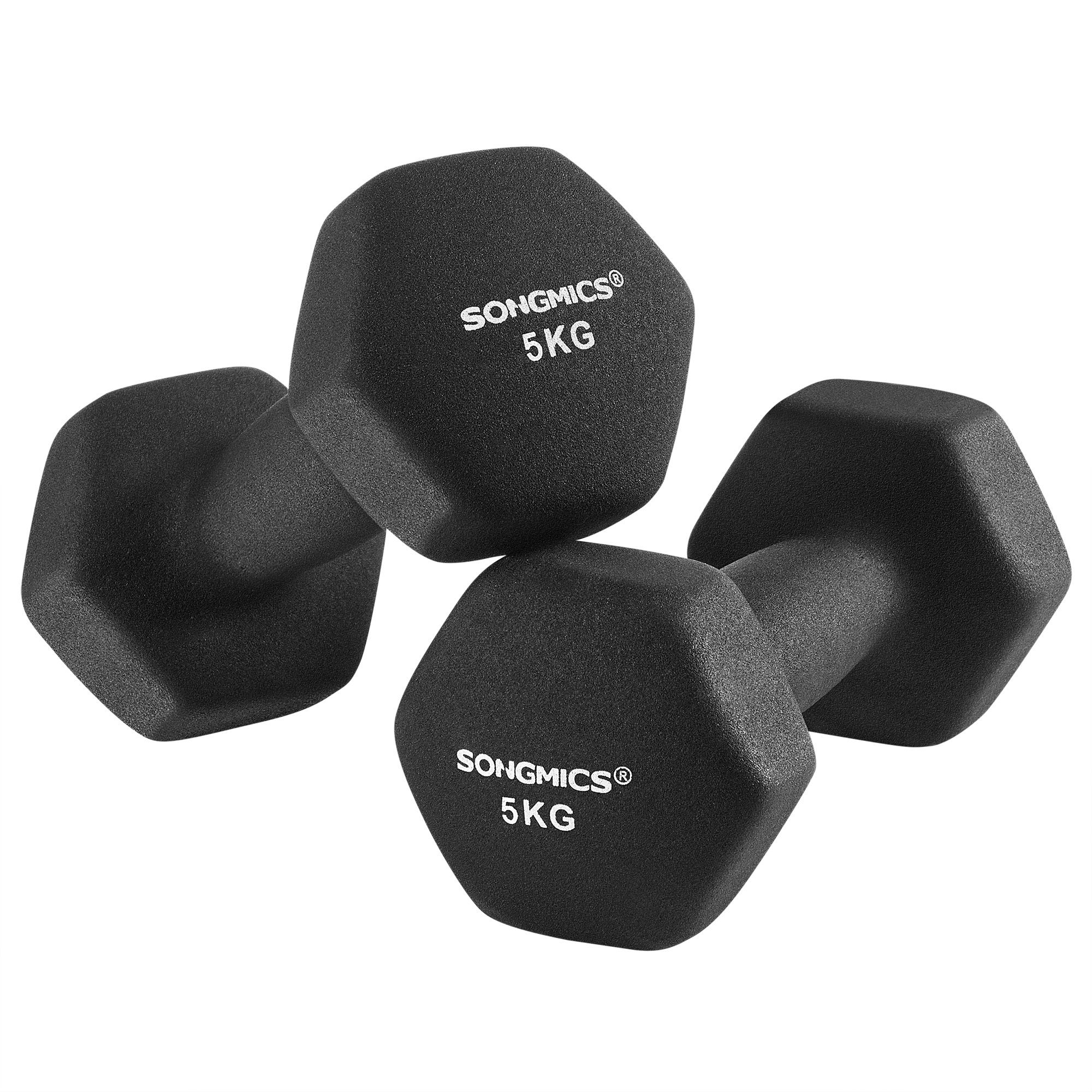 SONGMICS Hantel-Set, (Set), Kurzhantel Set 12kg+10kg, Krafttraining
