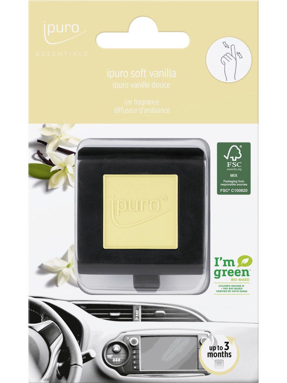 IPURO Raumduft ipuro Essentials Autoduft soft vanilla