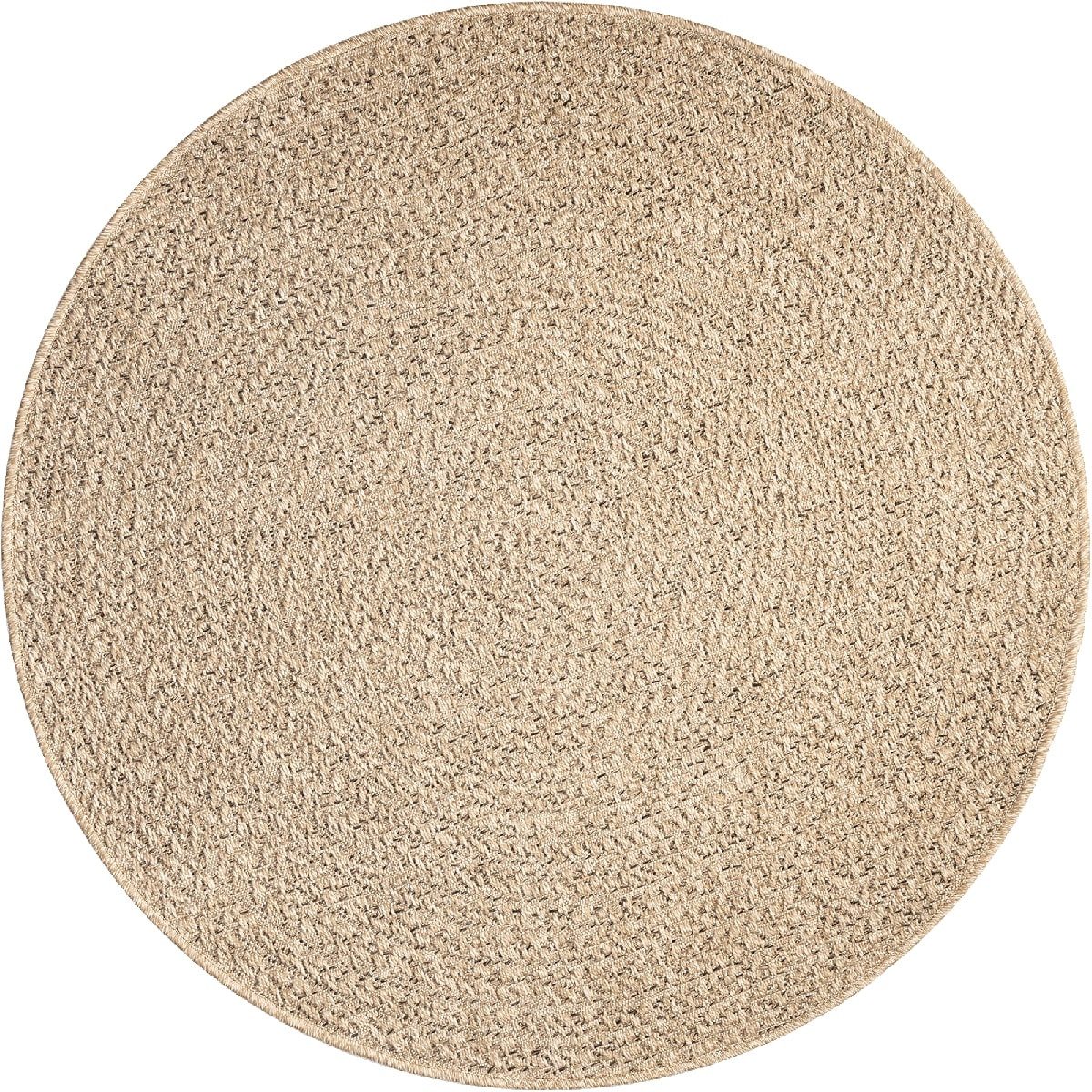 the carpet Teppich Kansas, rund, Höhe: 1 mm, moderner robuster In und Outdo günstig online kaufen
