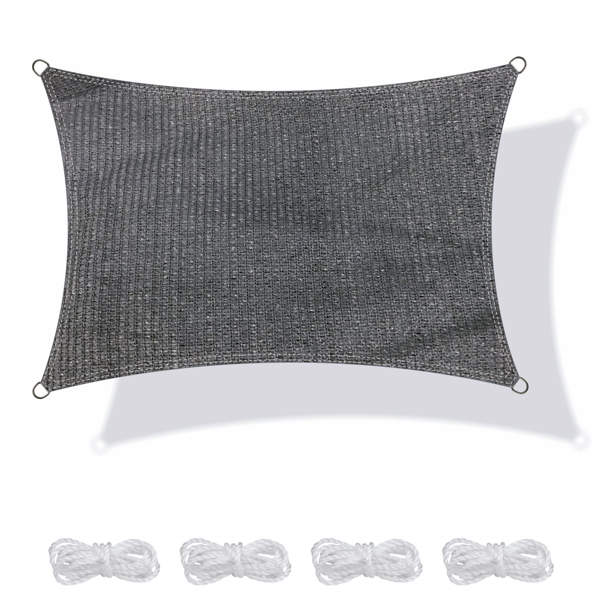 Sonnensegel yourGEAR Sonnensegel 3 x 4 m HDPE Tarp Haus-Markise UV Sonnenschutz