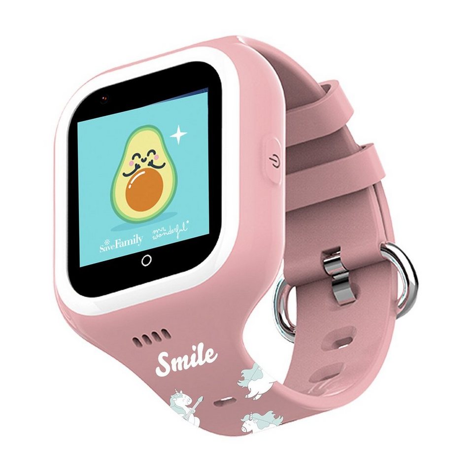 SaveFamily Iconic Plus Mr Wonderful Edition Kindersmartwatch Smartwatch (3,56  cm/1,4 Zoll), inkl. magnetisches Ladekabel | alle Smartwatches