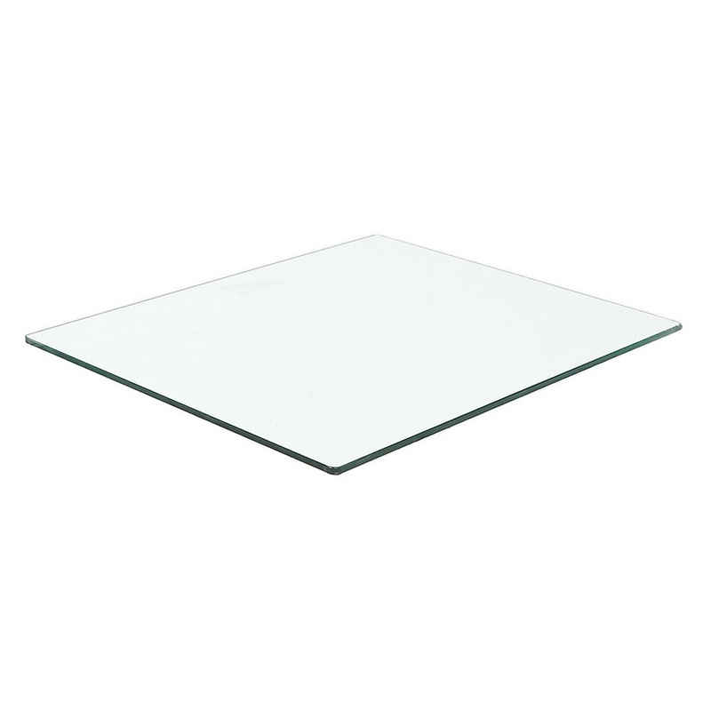 LebensWohnArt Tischplatte Glasplatte TERRY 60x60cm Quadratisch ESG Glas 8mm Stärke