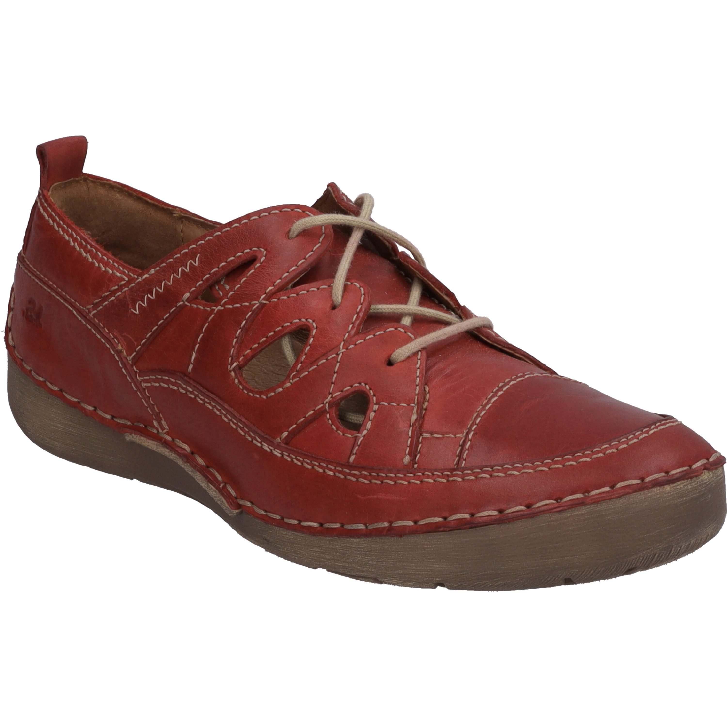 Josef Seibel Fergey 36, rot Schnürschuh günstig online kaufen
