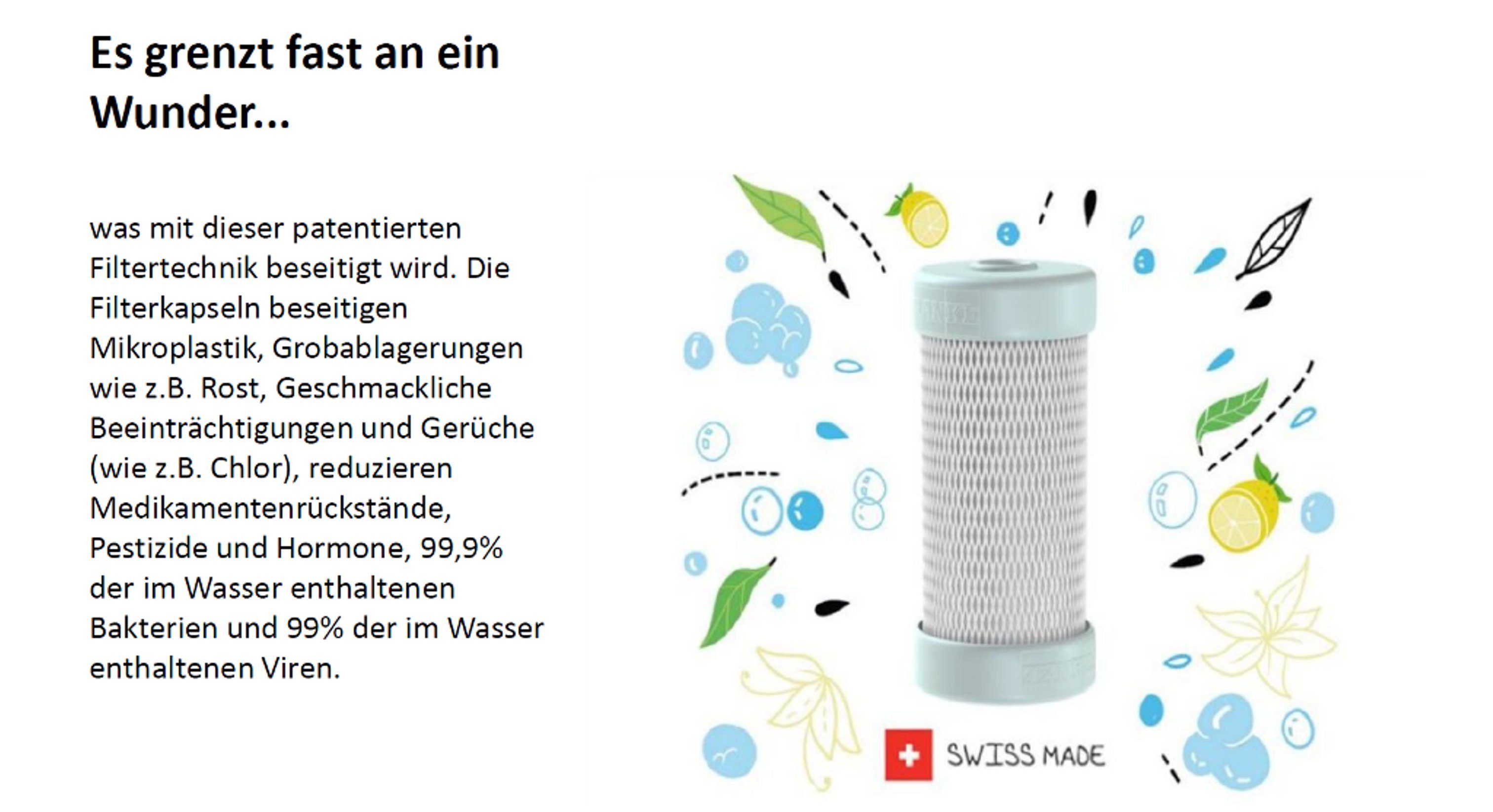 Trinkwasserfiltersystem Auslauf Einhebelmischer Vital Küchenarmatur mit matt ESO Kapsel 3-Stufen Einhebelmischer (1-St) / mit schwenkbarer 3-Stufen Schwarz Kapsel 360° Trinkwasserfiltersystem Festauslauf FRANKE FRANKE