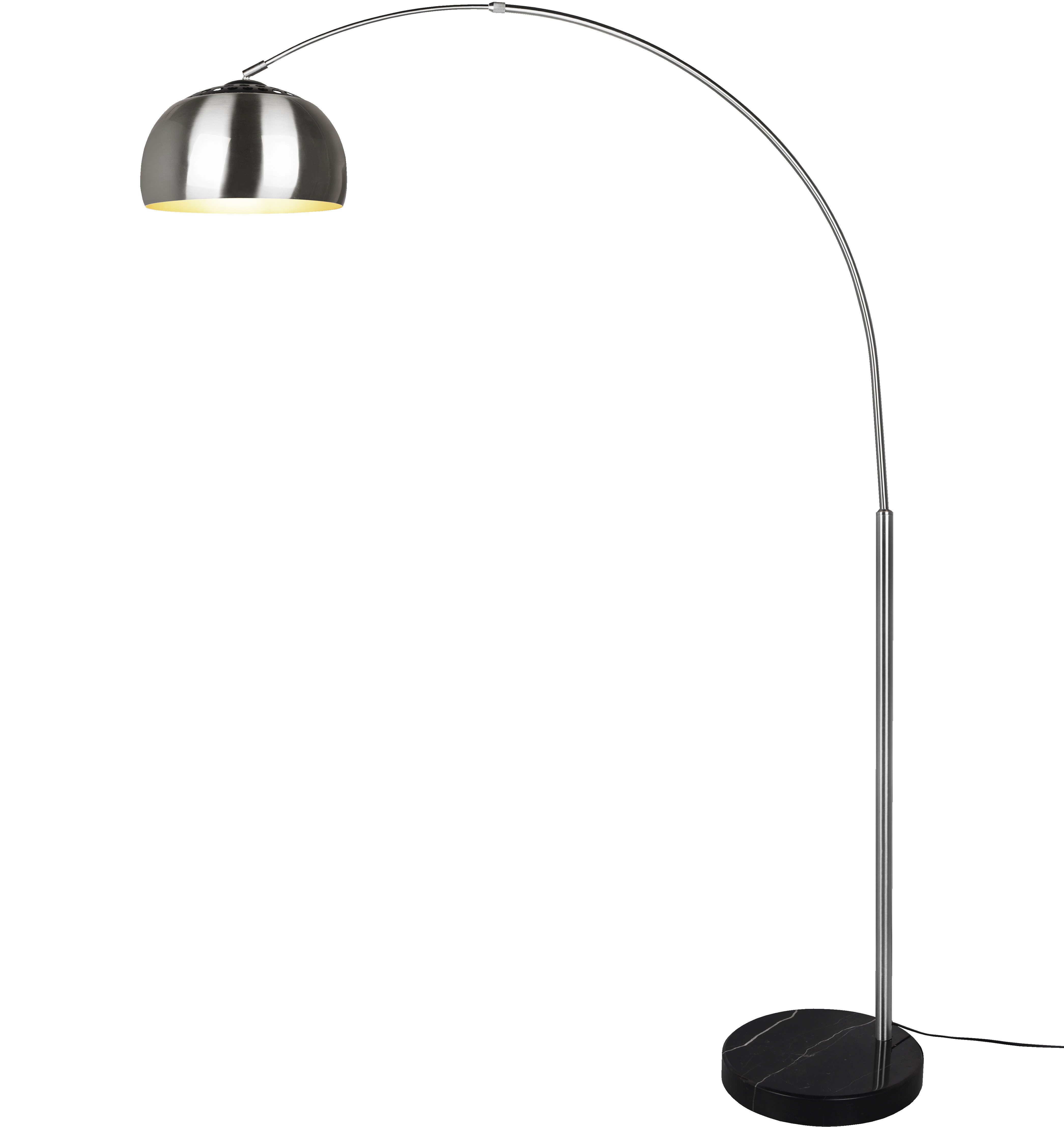 Stehlampe ARGENTINA, Bogenleuchte exkl 1xE27 max 60W Höhe 200cm mit Fußschalter