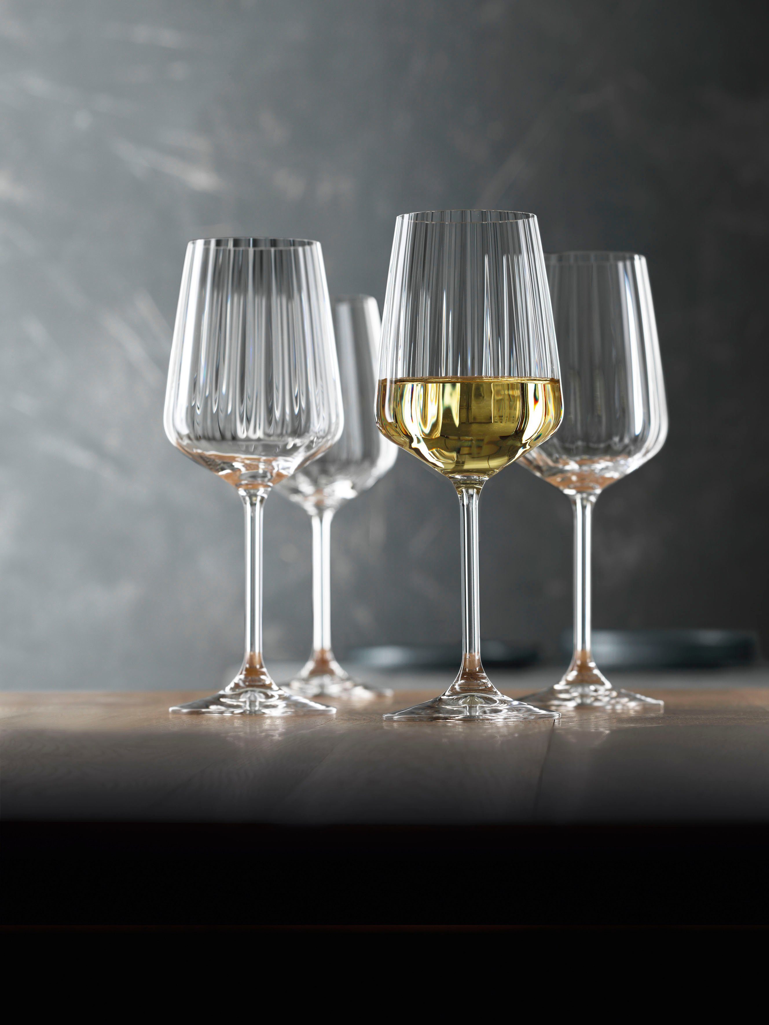 SPIEGELAU Weißweinglas LifeStyle, 4-tlg., Kristallglas, 440 ml, 4-teilig