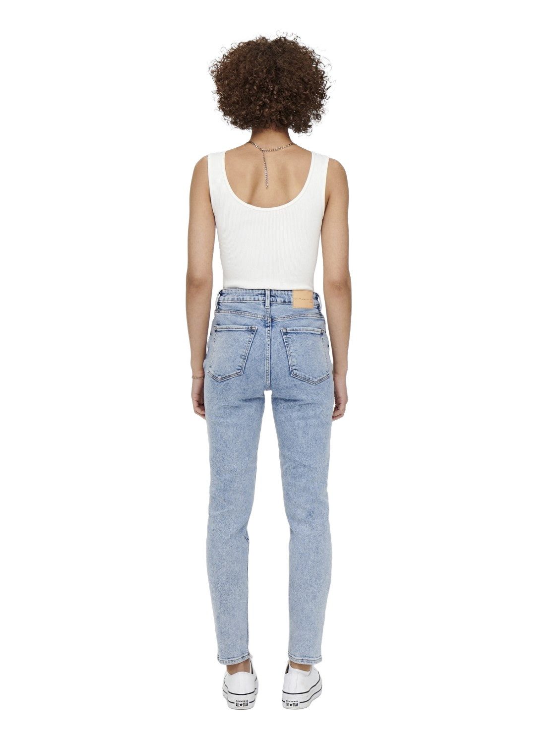 ONLY Straight-Jeans ONLEMILY STRETCH LIFE HW ST A DNM CRO718 mit Stretch