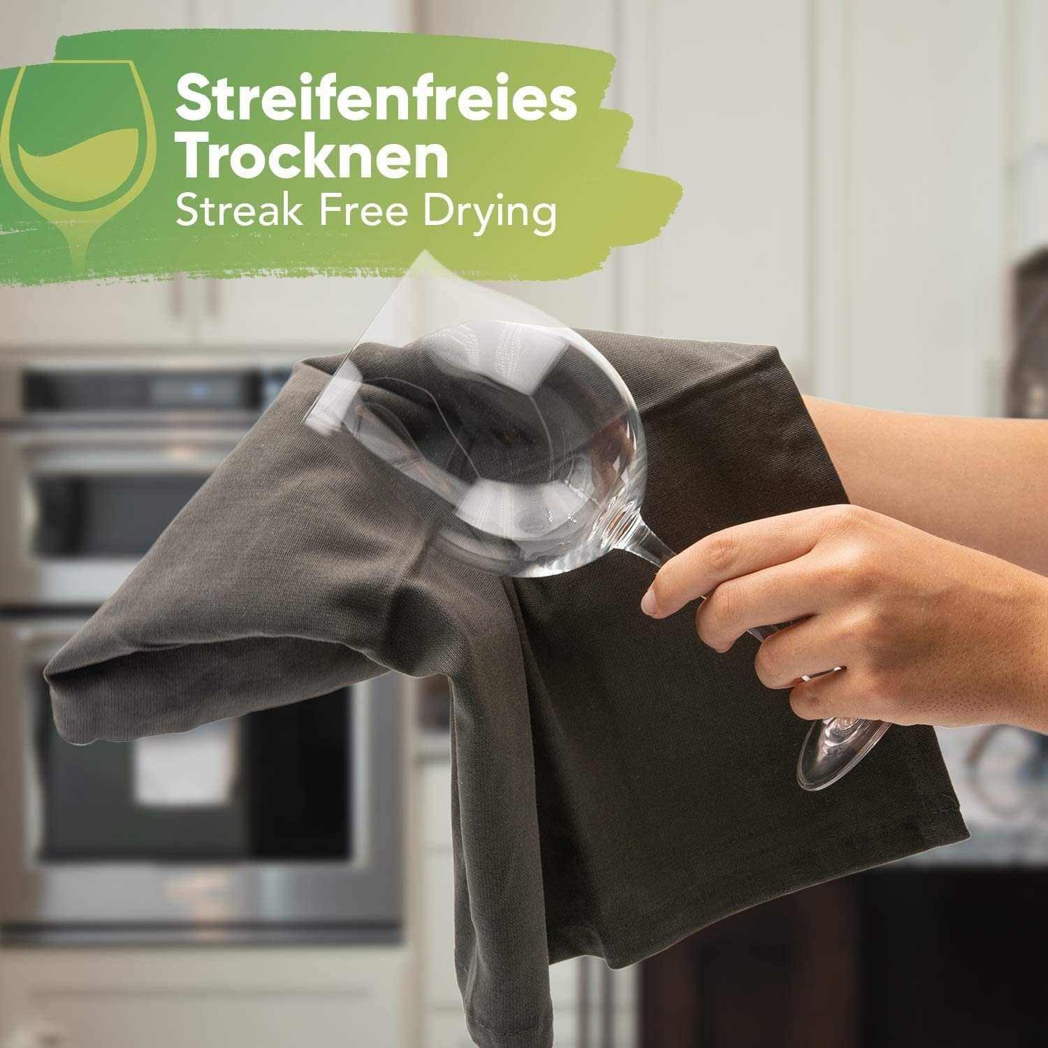 Loco Bird Geschirrtuch aus 100% Baumwolle, (Hochwertiges 4er Handtuch Set f günstig online kaufen