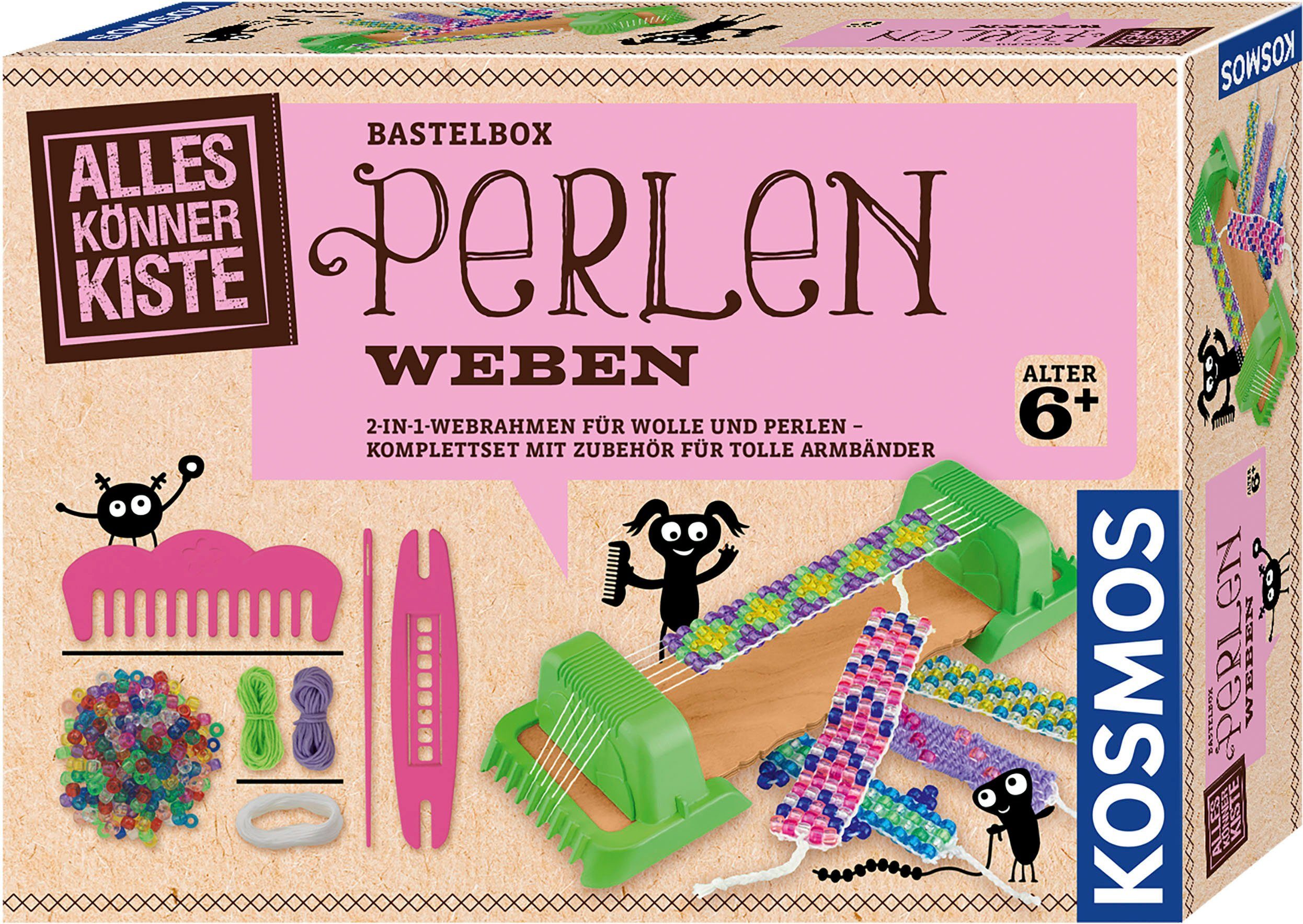 Kreativset AllesKönnerKiste, Perlen weben