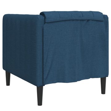 vidaXL Sofa Sessel Blau Stoff