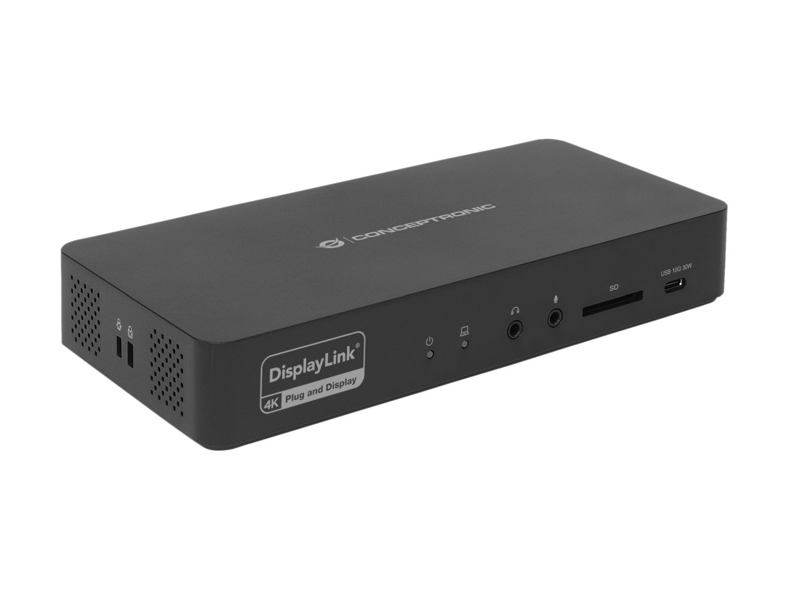 Conceptronic Laptop-Dockingstation DONN31B 17-in-1 DisplayLink Dockingstation USB 3.2 Gen 2