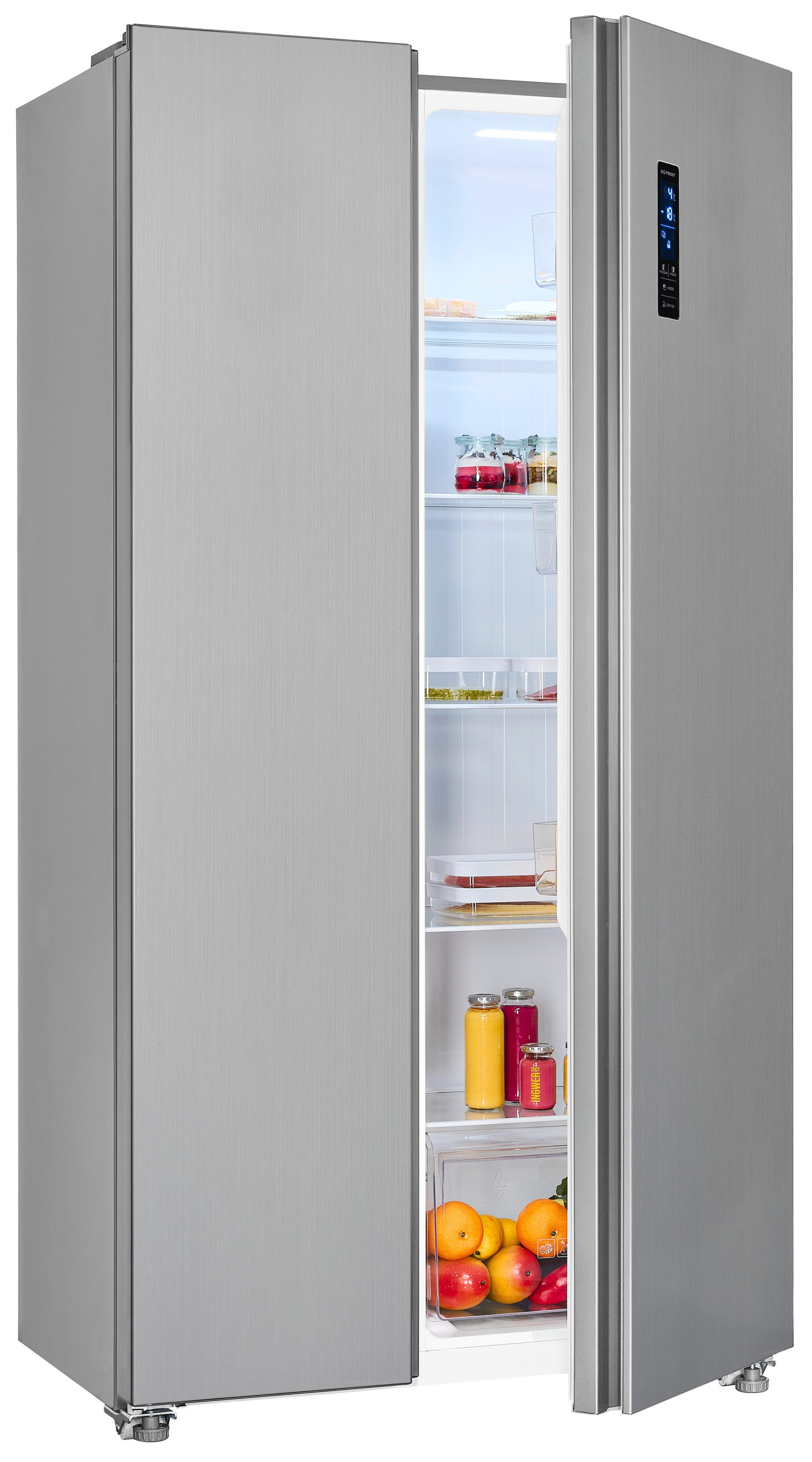 Exquisit Side-by-Side SBS46-040E inoxlook
