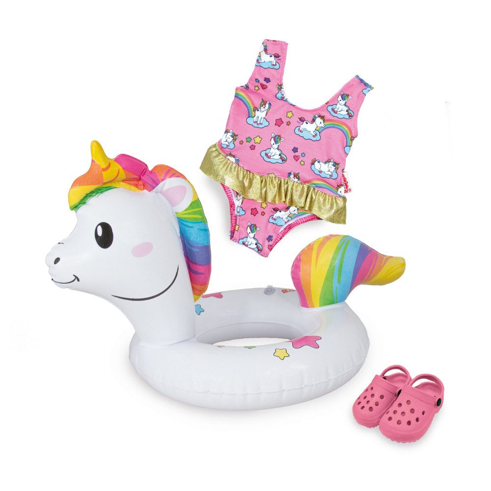 Heless Babypuppe Puppenzubehör - Einhorn Schwimmset günstig online kaufen