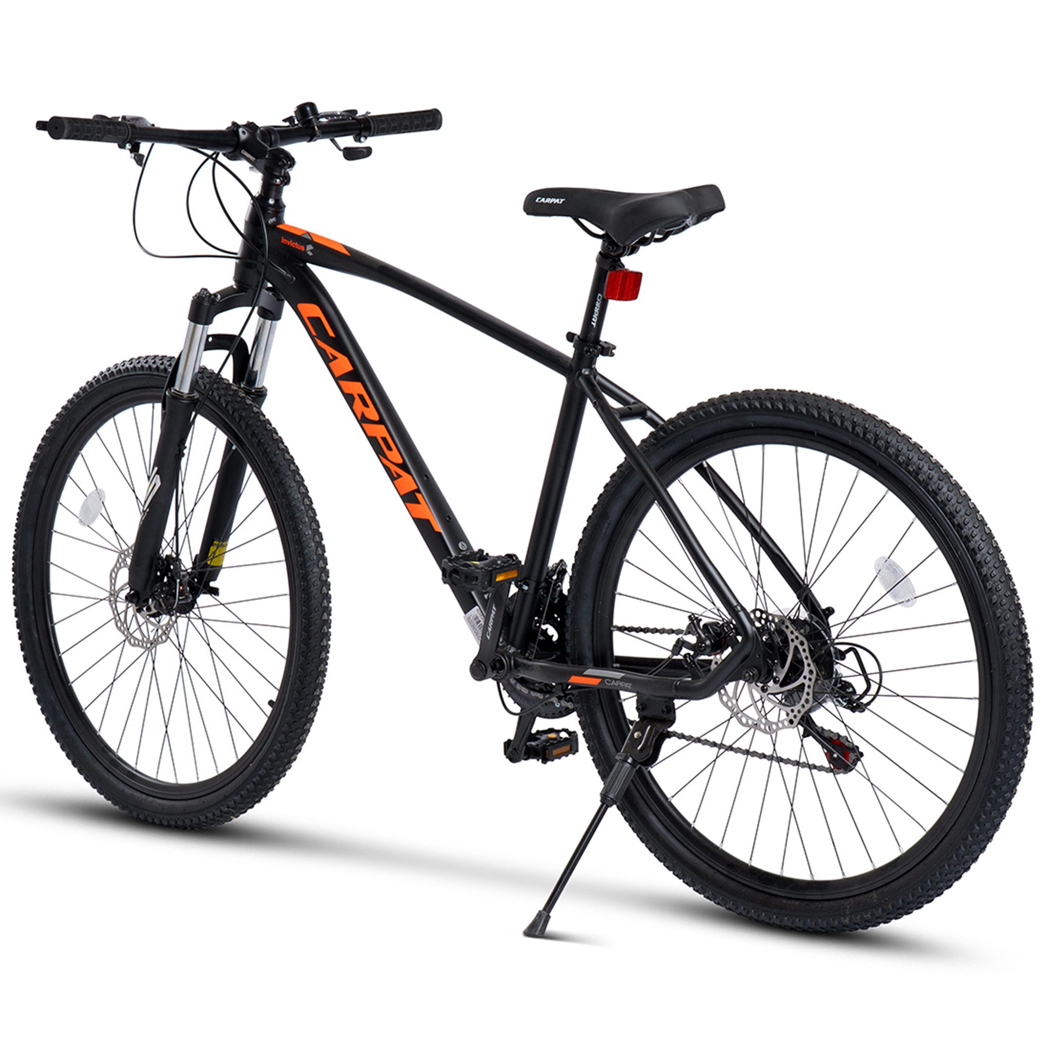 CARPAT SPORT Mountainbike 27,5 29 Zoll MTB Fahrrad für Herren Damen, 21 Gang Shimano TZ Tourney Schaltwerk, Kettenschaltung, (Aluminium Rahmen, Mechanische Scheibenbremse), Hardtail Fahrrad