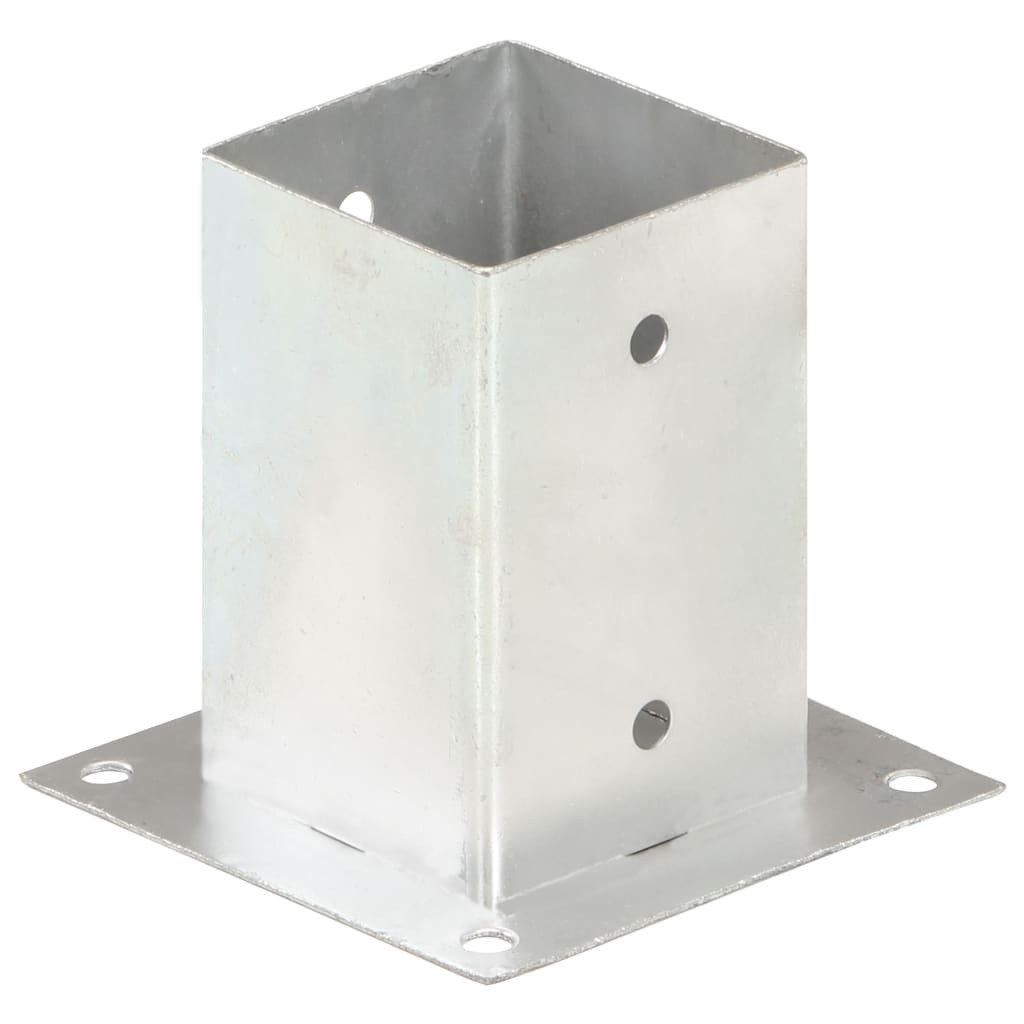 Thumbnail - vidaXL Zaunpfosten Pfostenanker 4 Stk. Verzinktes Metall 91 mm, (4-St)