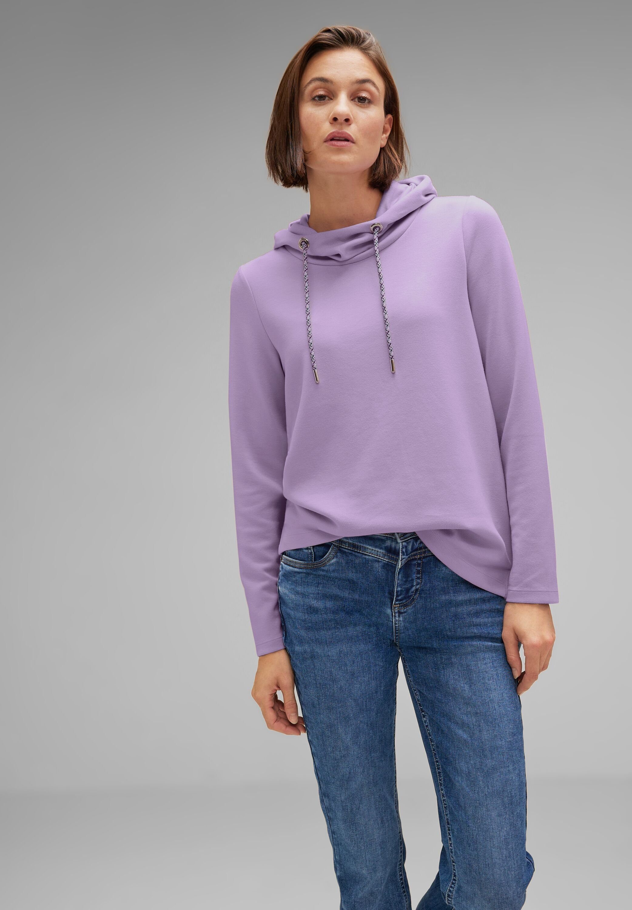ONE pure STREET soft lilac Strickpullover