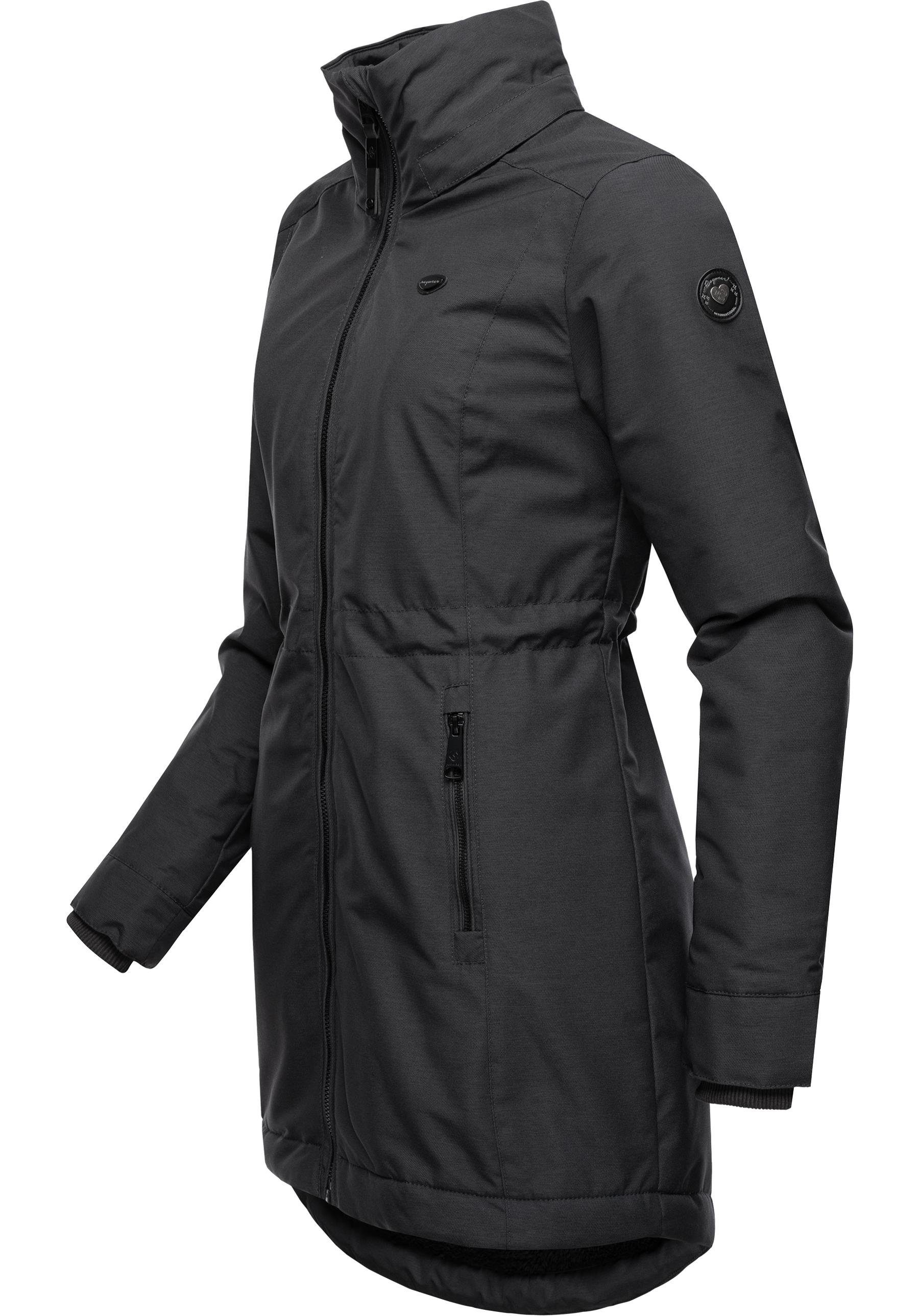 Ragwear Winterjacke Dakkota Wasserdichter Winterparka mit Teddyfleece Innenfutter – Bild 4 von 5