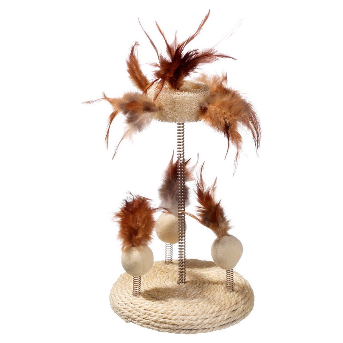 Tierkuscheltier Nature Cat Toy Sisal & Luffa Stand