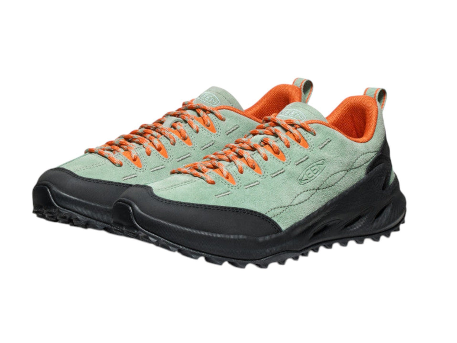 Keen Jasper Zionic (Wildleder) granitgrün/flame Damen Wanderschuh