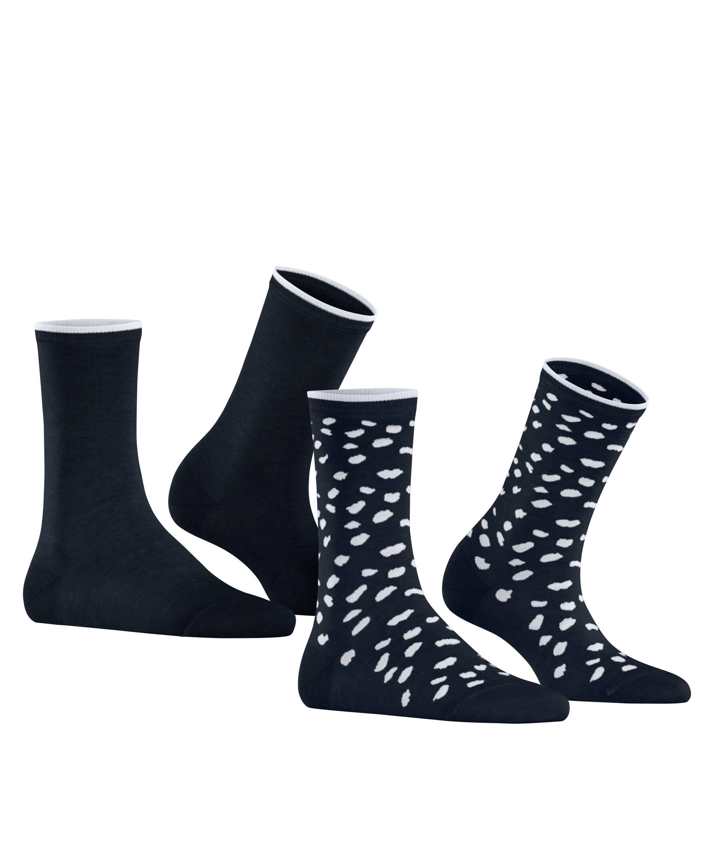 Esprit Socken Irregular Dot 2-Pack Socken (2-Paar)