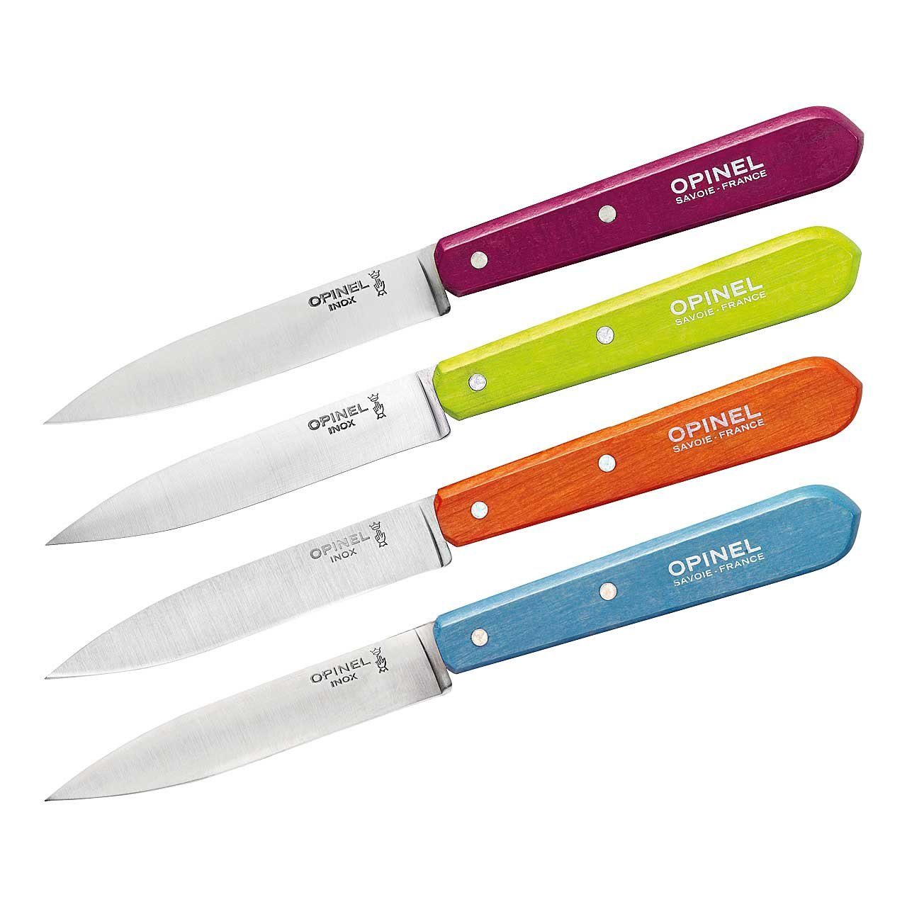 Opinel Gemüsemesser Opinel Küchenmesser No 112 SWEET POP, Set mit 4 Messern