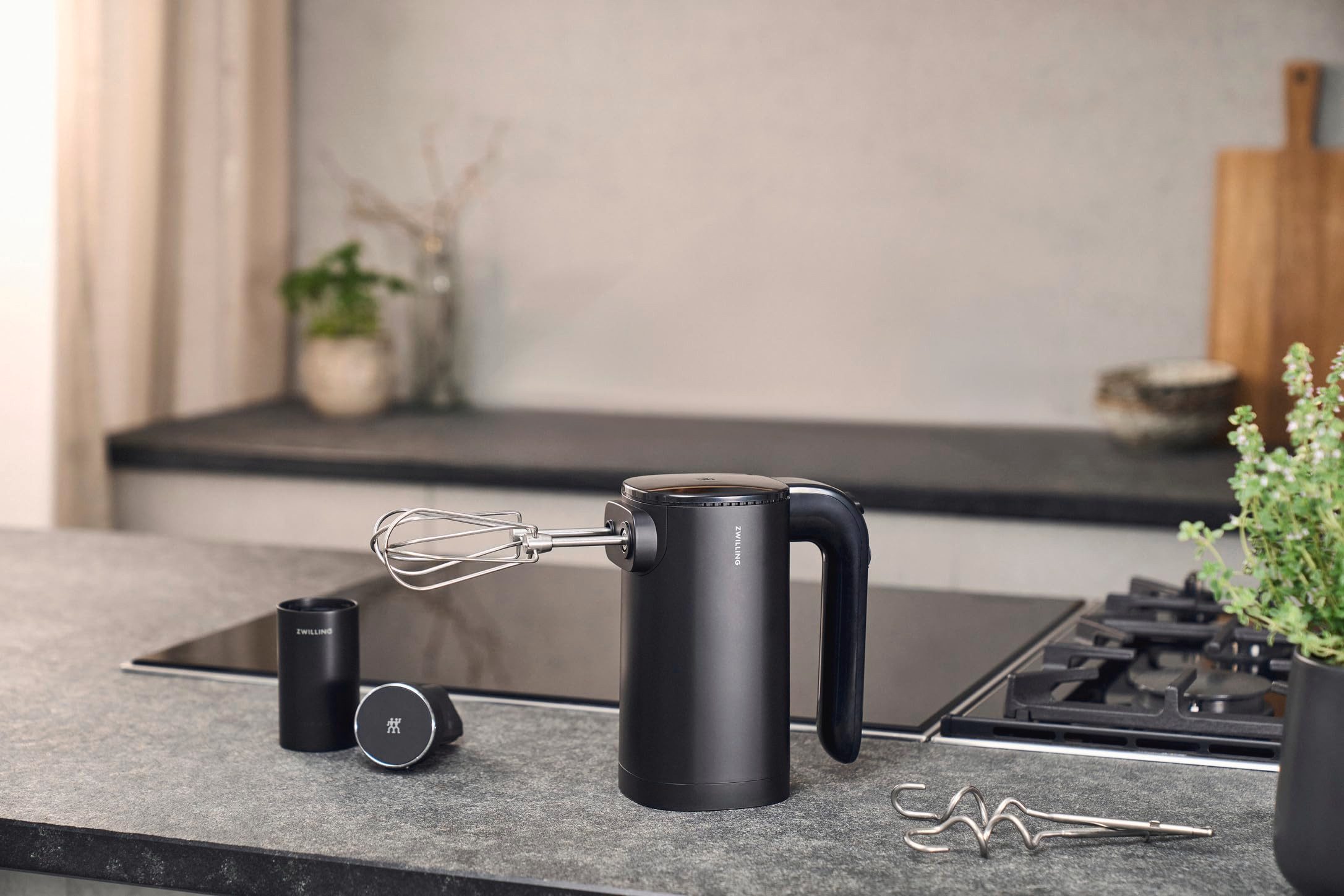 Zwilling Handmixer XTEND, Kabelloser Handmixer mit Akku und vielfältigem Zubehör