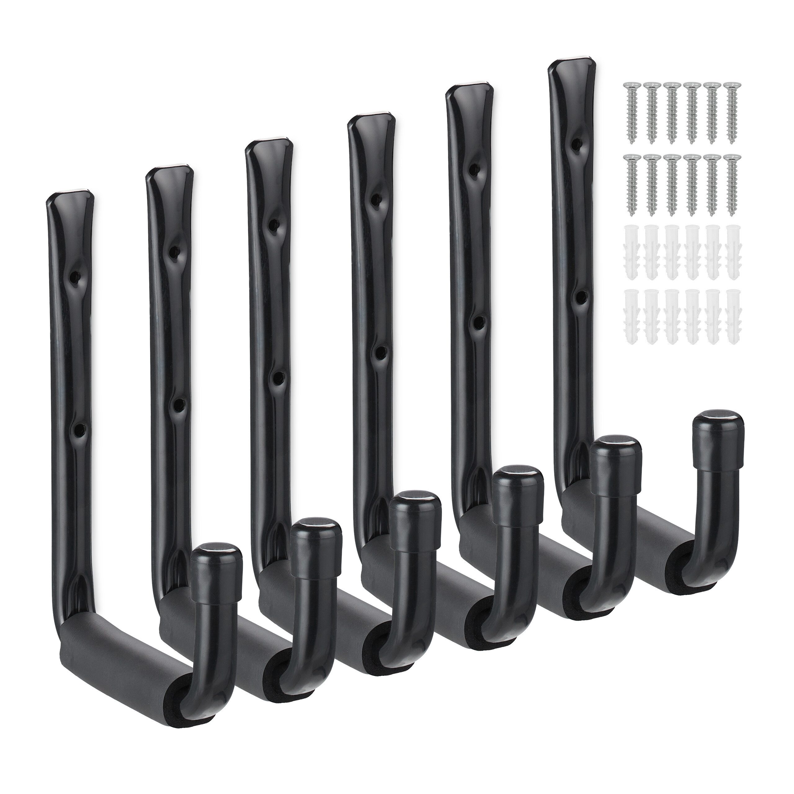 relaxdays Wandhaken Garage 6er Set günstig online kaufen
