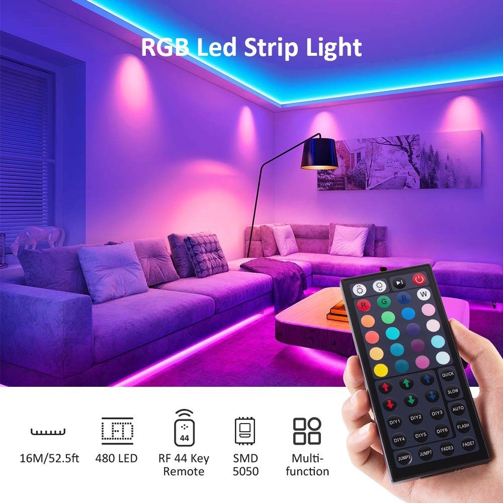 LED SMD Lichtleiste Stripe, Streifen Lichterkette RGB 5050 Novostella 16M/32M, Lichtband LED