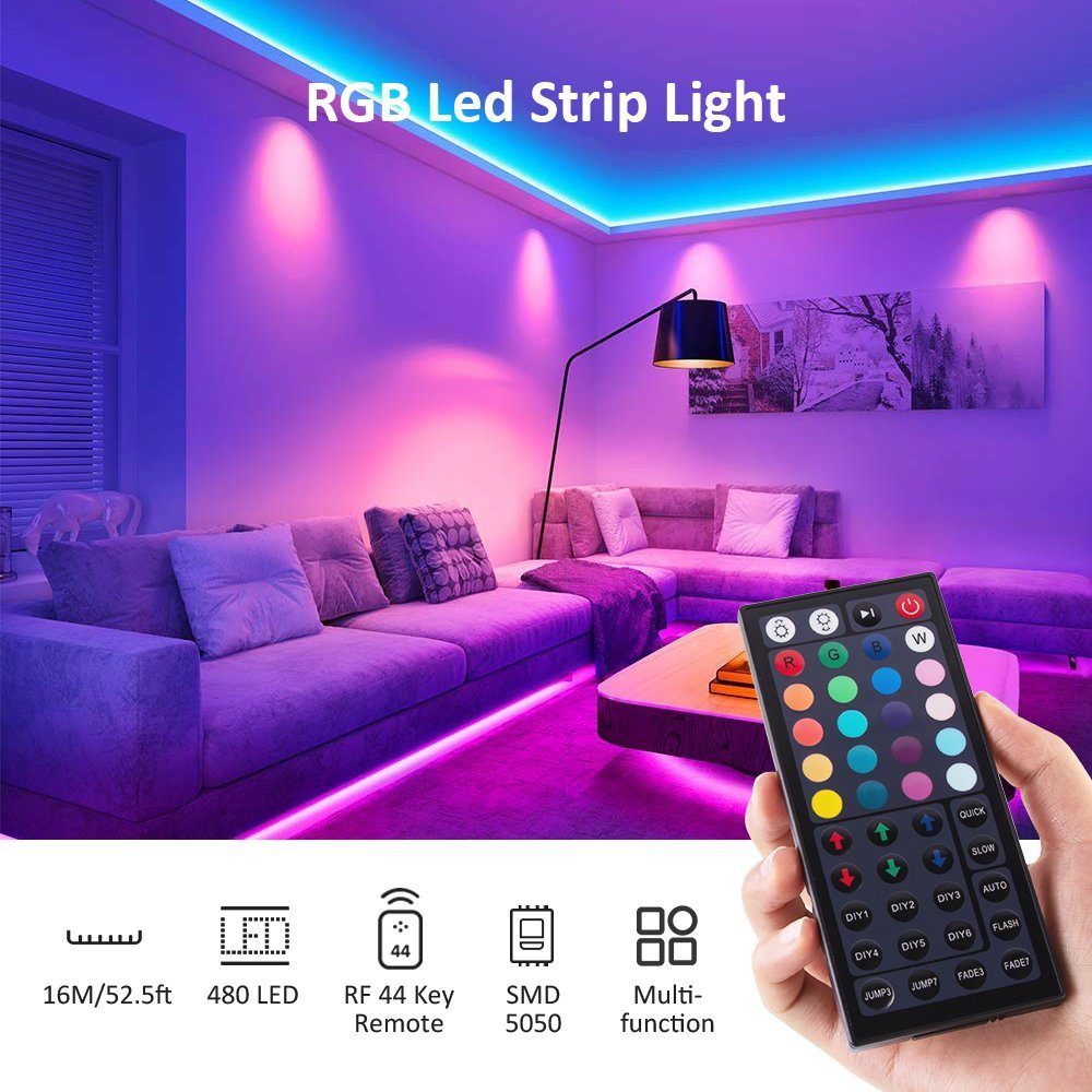 Novostella LED Stripe RGB Stripe 6/12/16M mit Fernsteuerung LED Band, LED S günstig online kaufen