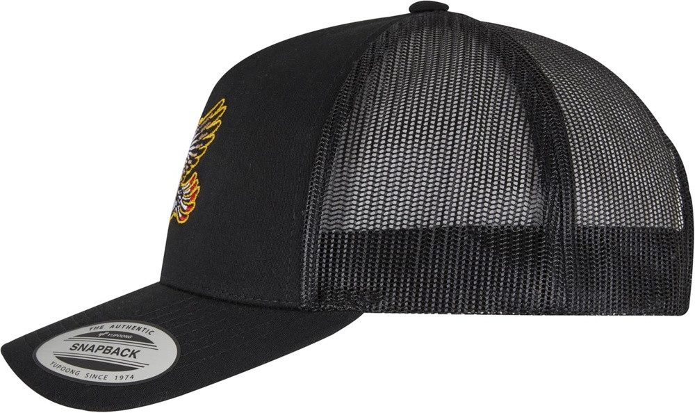 Mister Tee Snapback Cap Bravery Eagle Trucker Cap 5-Panel Retro Trucker Cap