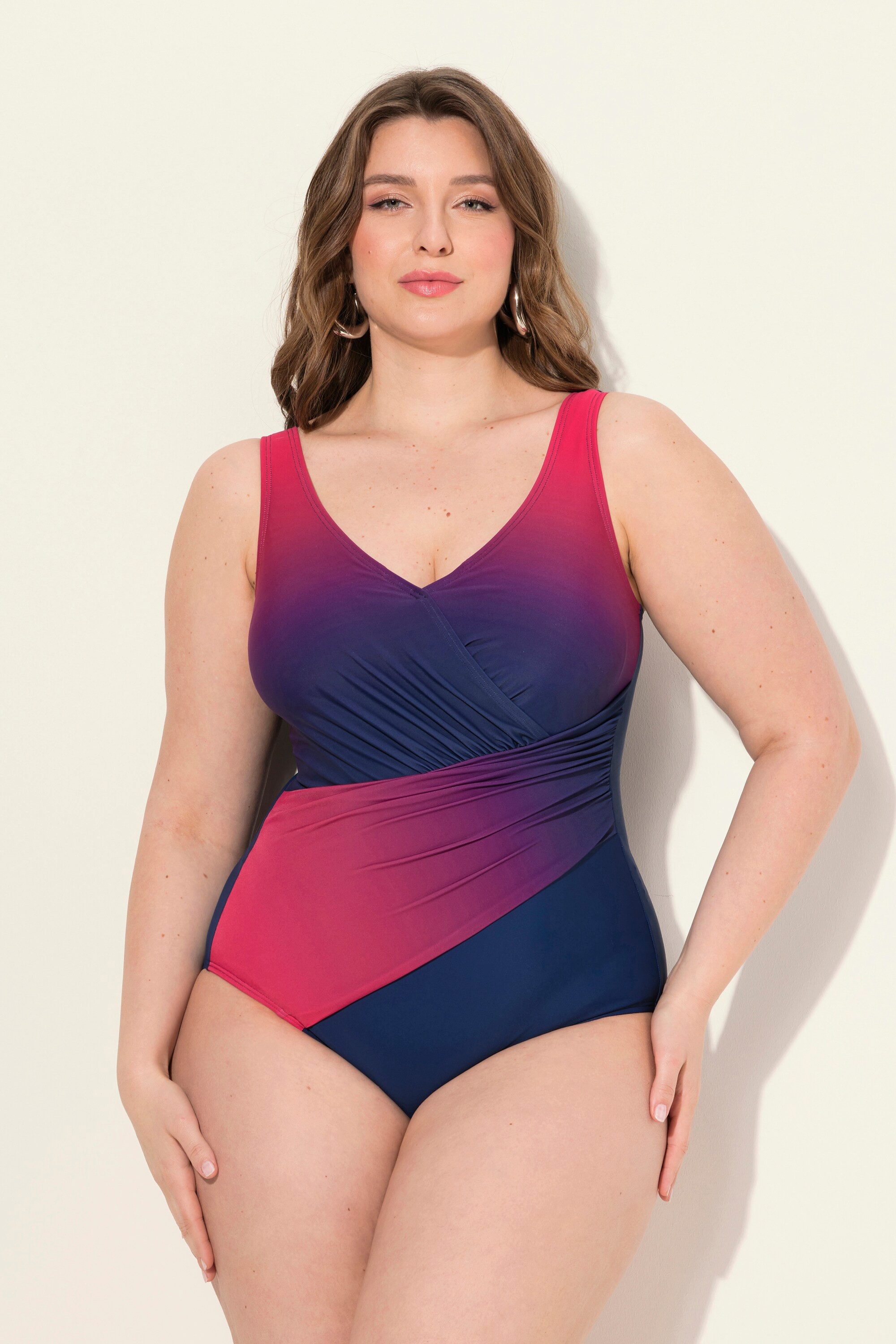 Ulla Popken Badeanzug Badeanzug Farbverlauf Softcups günstig online kaufen