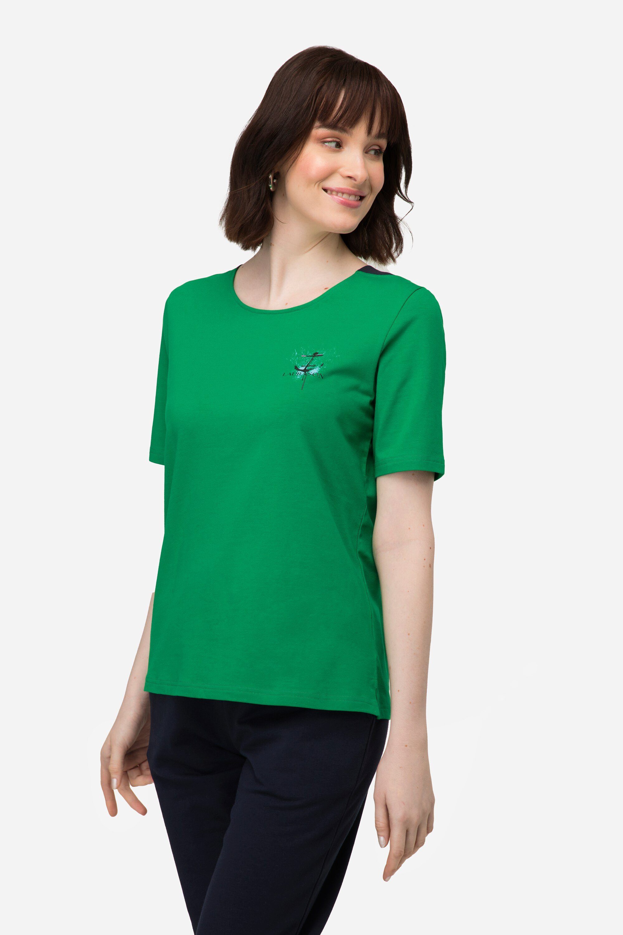 Laurasøn T-Shirt T-Shirt U-Boot-Ausschnitt mit seitlichen günstig online kaufen