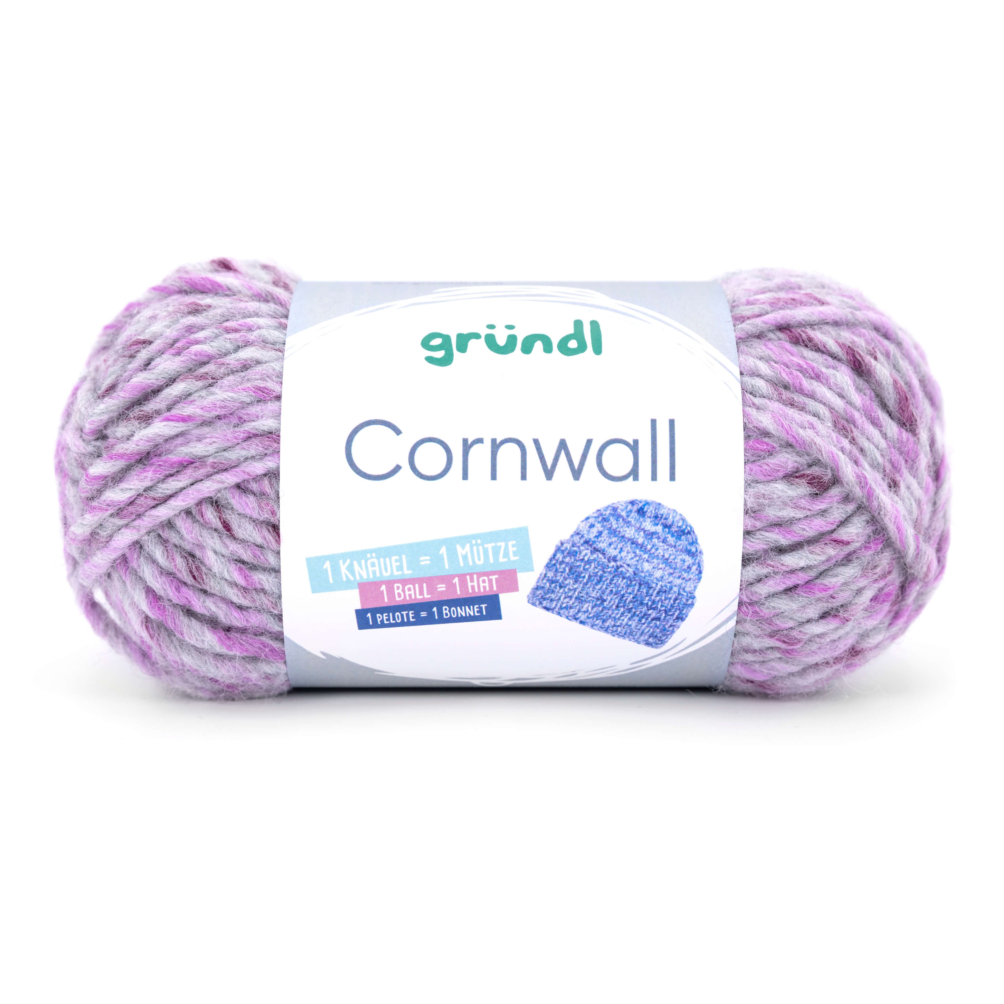 Häkelwolle Wolle Cornwall zum Stricken und Häkeln, 150g