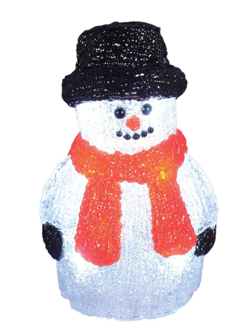 Trend Line Dekofigur TrendLine LED Acrylfigur Schneemann 17 x 11 cm