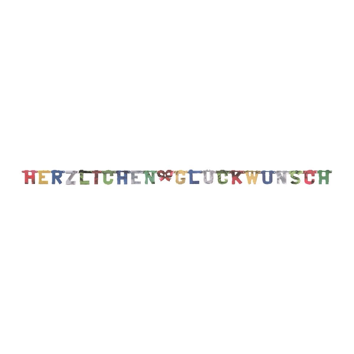 Papiergirlande Herzlichen Glückwunsch