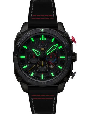 AVI-8 Chronograph AVI-8 AV-4100-04 Herrenuhr Hawker Hunter Dual Time