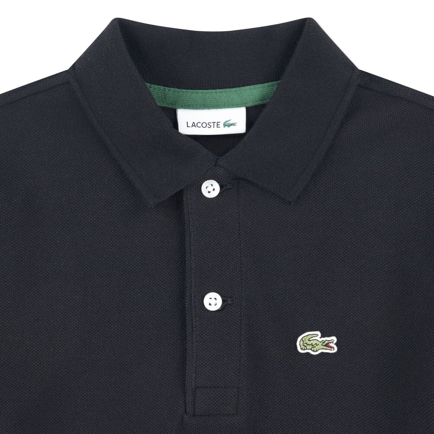 Lacoste Poloshirt Lacoste Petit Icon Kinder-Poloshirt schwarz