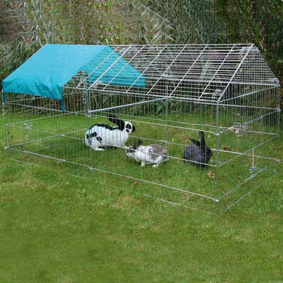 Kerbl Freigehege Kaninchen Sonnenschutz