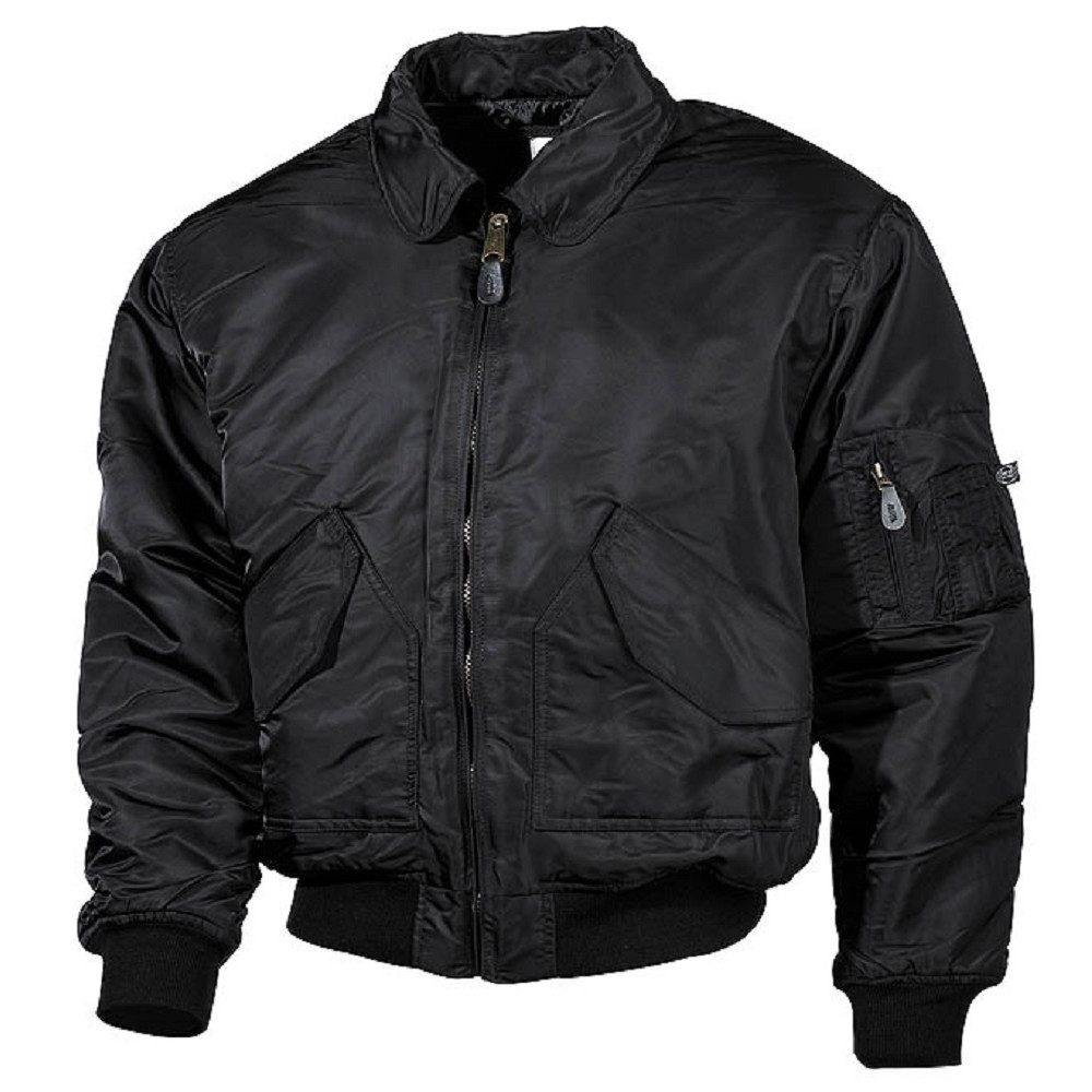 Pilotenjacke Schwarze CWU-Piloten-Jacke, 4XL - 5XL.