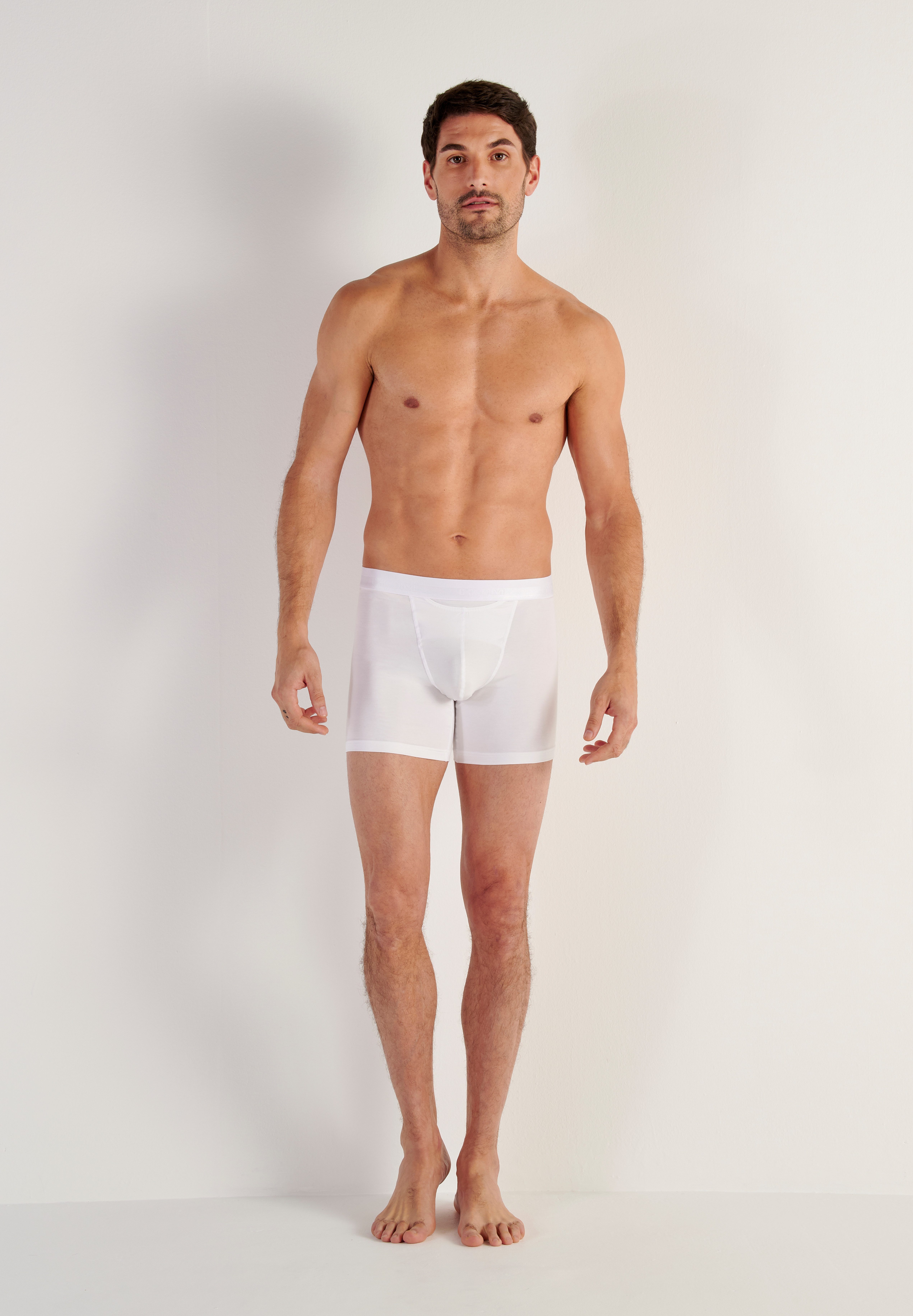 Hom Langer Boxer HO1 ultraweich, Cotton-Mix, elastisch, längeres Bein