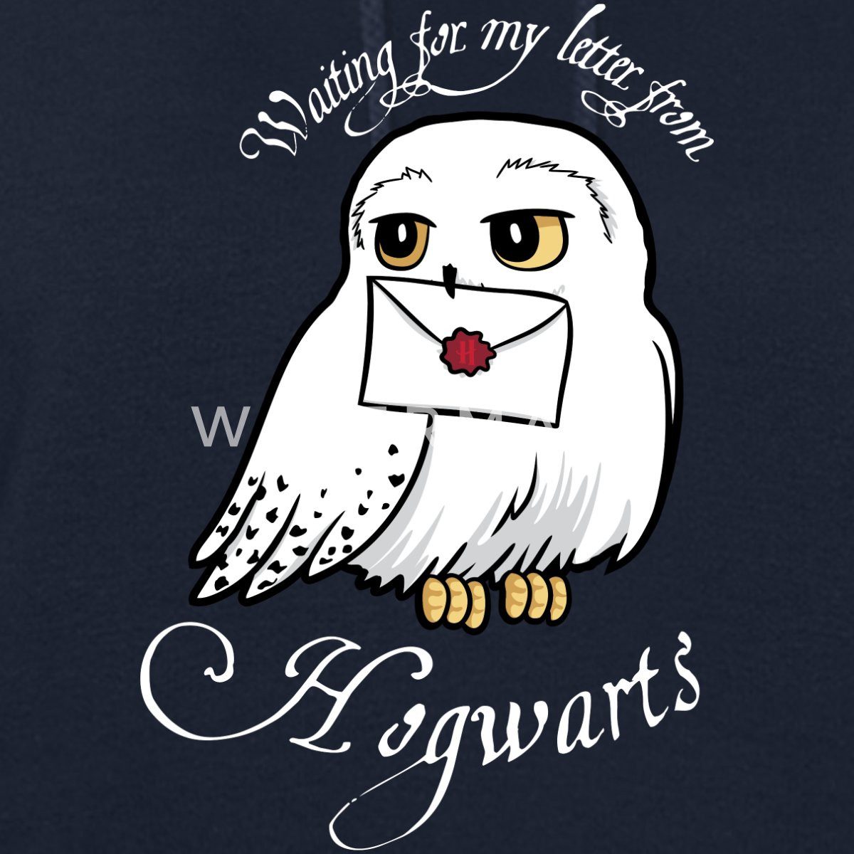 Spreadshirt Hoodie Harry Potter Hedwig Brief günstig online kaufen