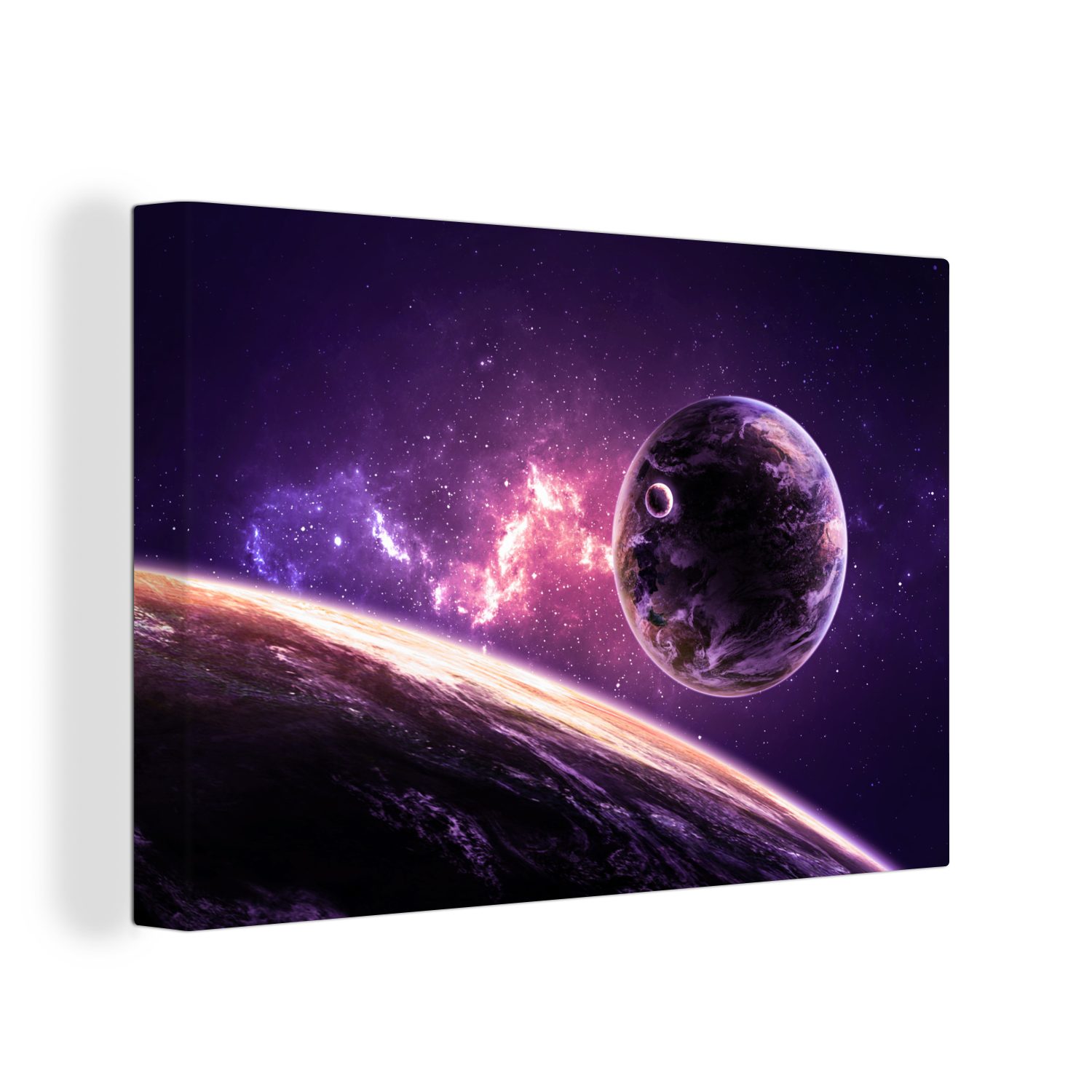 Leinwandbild Planeten - Weltraum - Sterne