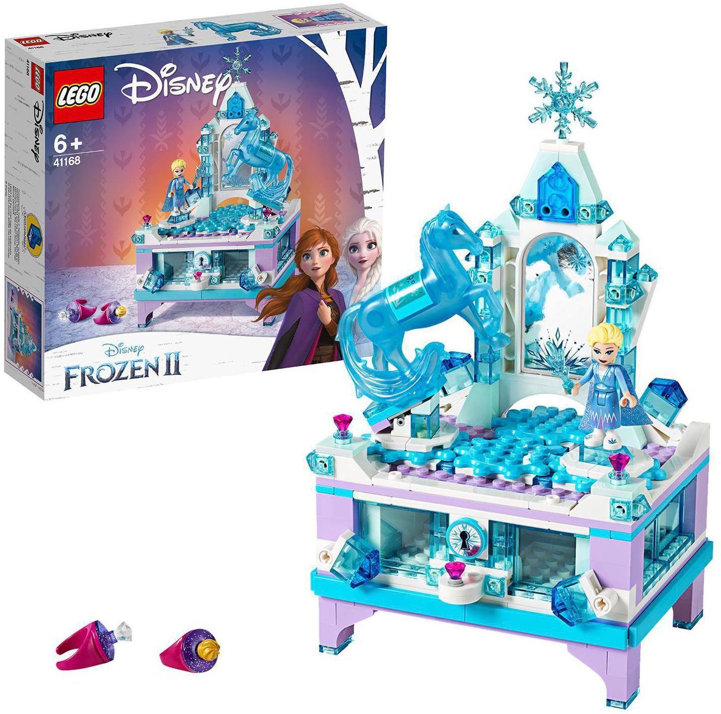 LEGO® Konstruktionsspielsteine Elsas Schmuckkästchen (41168), LEGO® Disney Princess, (300 St)