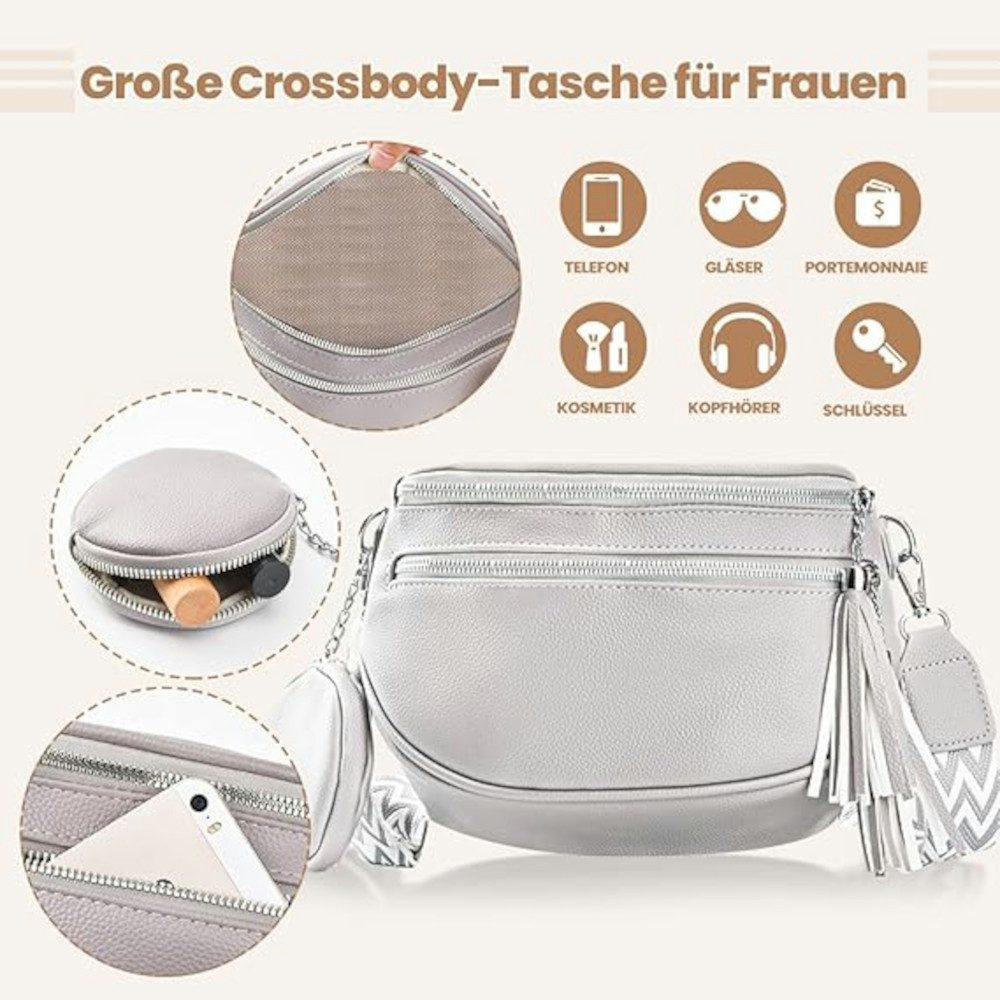 UE Stock Freizeittasche Moderne Crossbody Tasche Umhängetasche mit Münzgeld günstig online kaufen