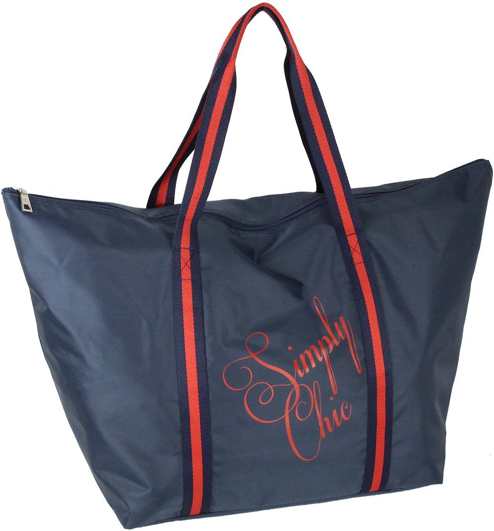 Shopper - XXL Damen Handtasche / Schultertasche - Leicht, Nylon